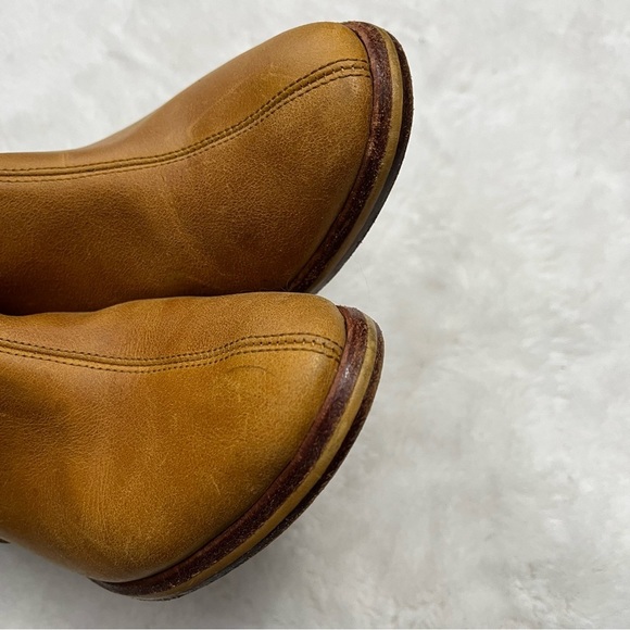 Vintage La Zapateria Peruvian Artisan Leather Ankle Boots Size 8 - Picture 14 of 16